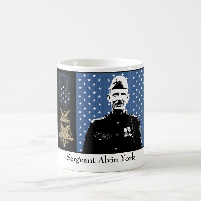 Mug Sergent York et la médaille de l'honneur (Centre)