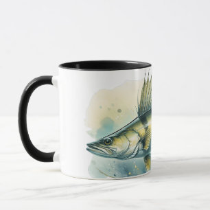 Mug Série Aquarelle : Zander/Sandre