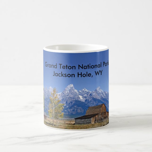 Mug Série grande 5 de parc national de Teton (Centre)