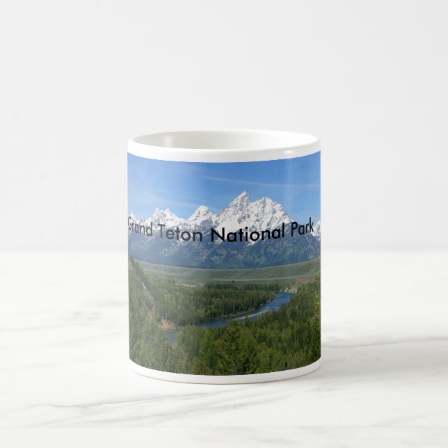 Mug Série grande 8 de parc national de Teton (Centre)