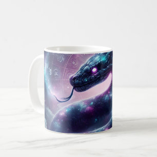 Mug Serpent Cosmique Zodiaque Galaxie Astrologie