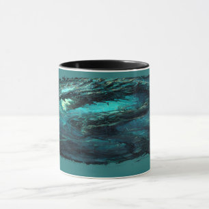 Mug Serpent Cyberpunk Bobine Spectrale Sombre