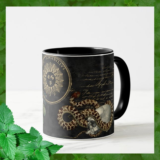 Mug Serpent et baies (Créateur téléchargé)