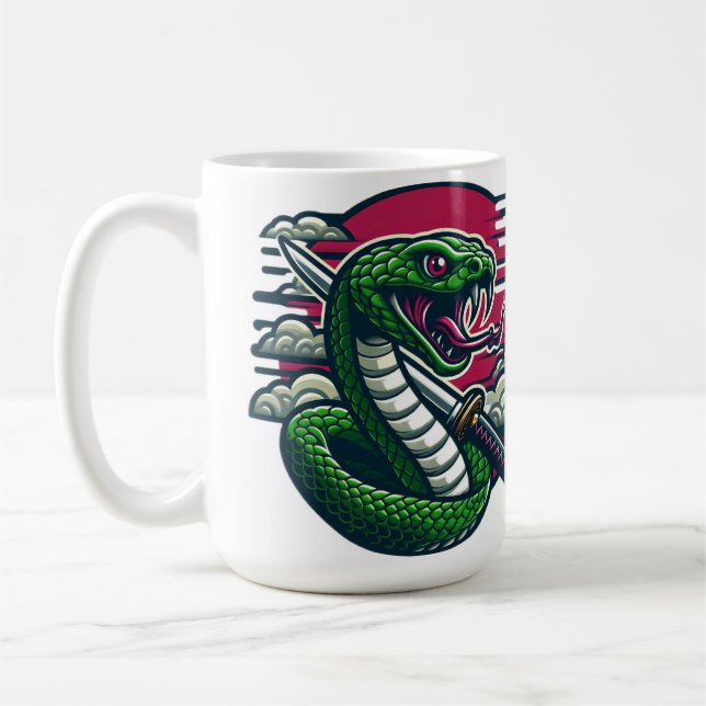 Mug Serpent vert (Gauche)