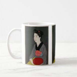 Mug Serveuse tenant un plateau par Hashiguchi Goyo