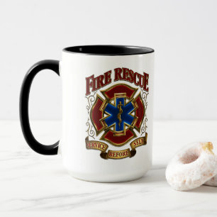 Mug Service avant l'Secourt d'auto-incendie