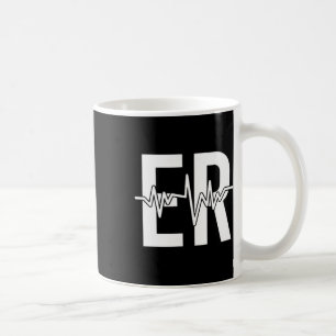 Mug Service D'Urgence Er Infirmière Avant + Arrière Em