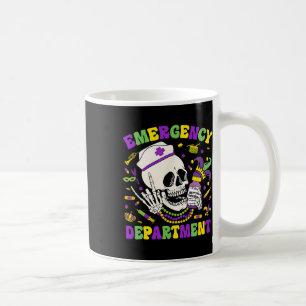 Mug Service d'urgence Mardi Gras Infirmière Mardi Gras