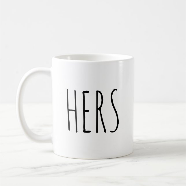 Mug "Ses" inspirations de RAE DUNN (Gauche)