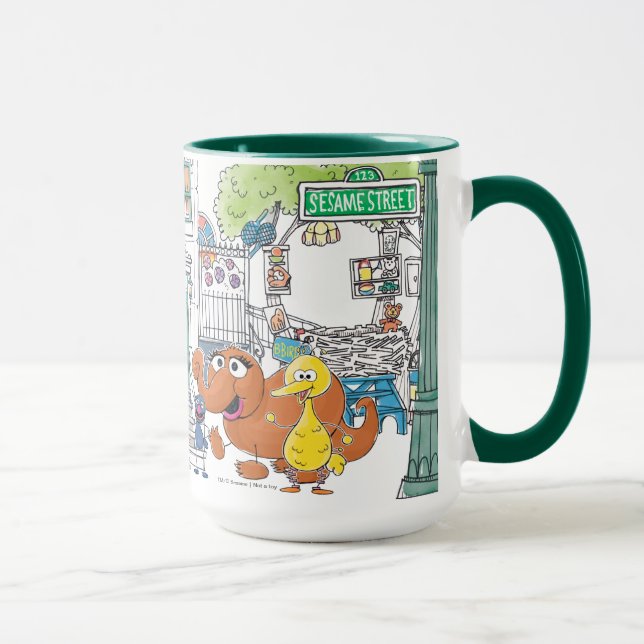 Mug Sesame Pals Doodley Graphisme (Droite)