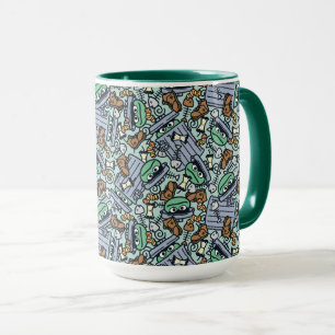 Mug Sésame Sésame Oscar le Motif de groupe