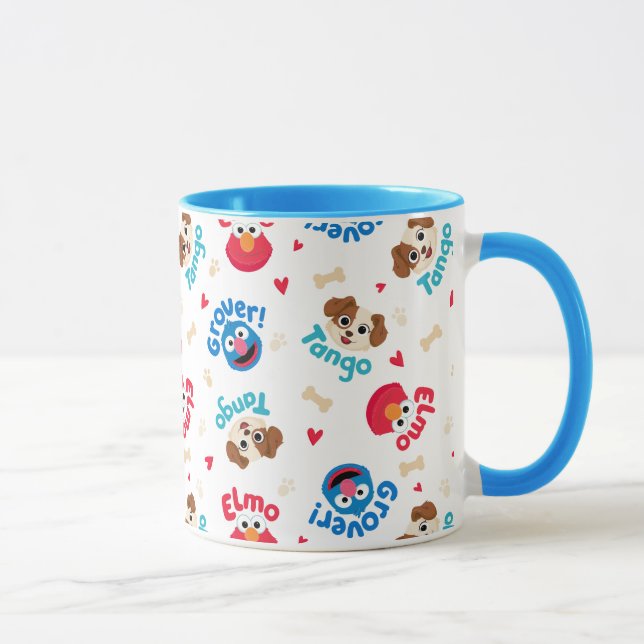 Mug Sesame Street | Tango, Elmo et Grover (Droite)