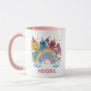 Mug Sesame Street Unicorn Arc-en-ciel