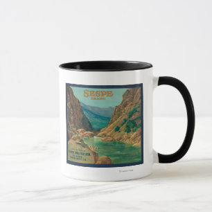 Mug Sespe LabelFillmore orange, CA