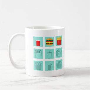 Mug Set repas hamburger