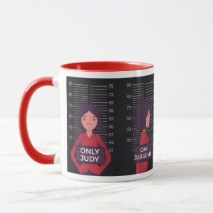 Mug Seul Judy Peut Me Juger Amusant Coup De Feu De Pol