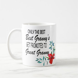 Mug Seule la meilleure mamie est promue à grand grade