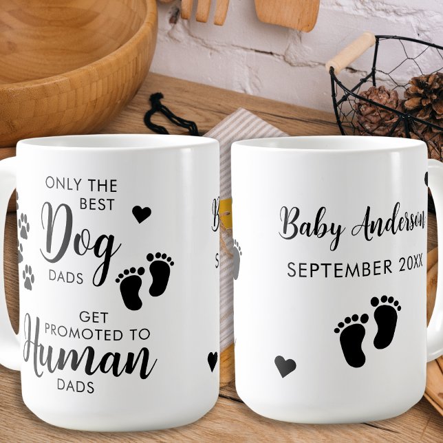 Mug Seulement le meilleur chien des papas de grossesse (Créateur téléchargé)