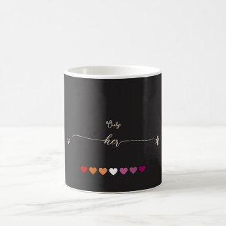Mug Seulement Son Couple de Cœurs Lesbiens