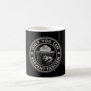 Mug Seulement vous pouvez prévenir le fascisme Vintage