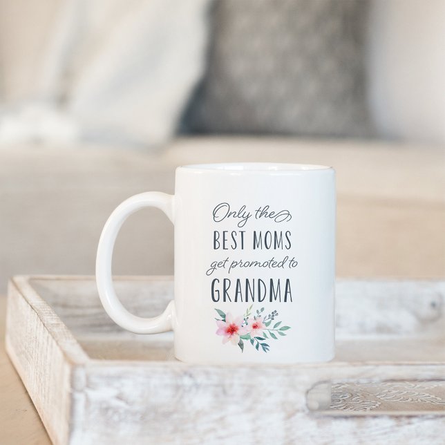 Mug Seules les meilleures mamans sont promues à grand- (Créateur téléchargé)