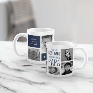 Mug Seuls les meilleurs papas sont promus à Papa Photo