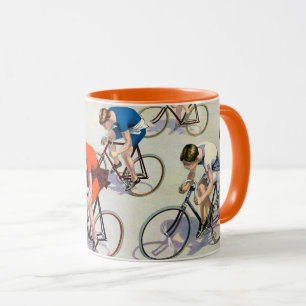 Mug Seven Bicyclists Racing, 1897