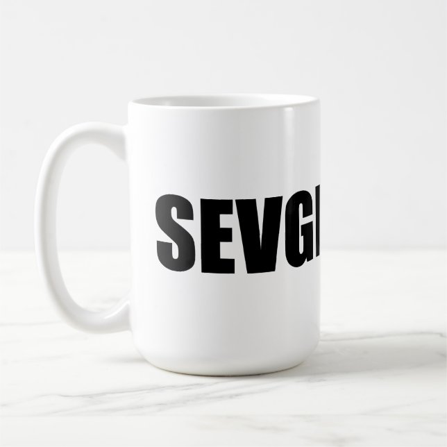 Mug Sevgi aime en azéri (Gauche)