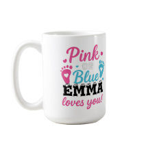Sexe personnalisé Révéler rose ou bleu bébé Showe