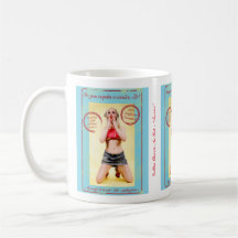 Sexy Retro Pinup Girl Garage Homme Cave Cave Coffe
