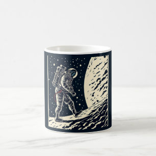 Mug SF - L'astronaute sur le bois de la Marche Spacewa