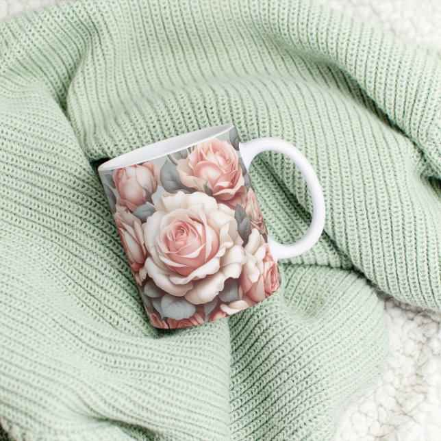 Mug Shabby Chic Rose Délice (Créateur téléchargé)