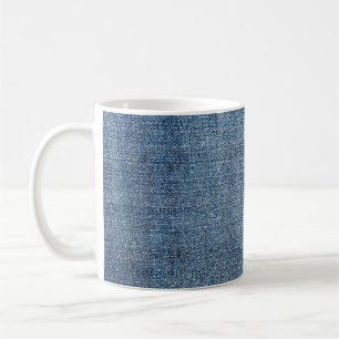 Mug Shabby texture denim pour arrière - plan. Jeans bl