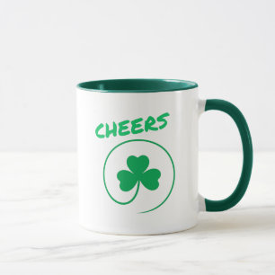 Mug Shamrock de Clover Jour de la Saint Patrick vert i