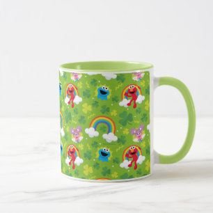 Mug Shamrock de rue Sesame et Motif arc-en-ciel