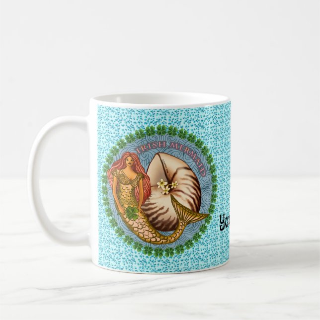 Mug Shamrock Mermaid (Gauche)