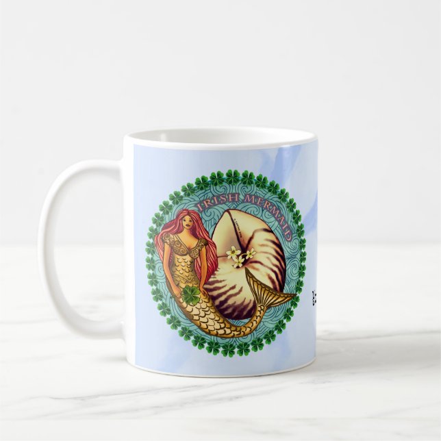 Mug Shamrock Mermaid (Gauche)