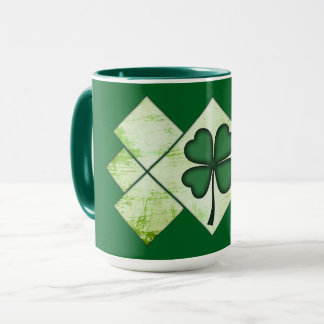 Mug Shamrock Pattern St Patrick’s Day Shirt – caneca