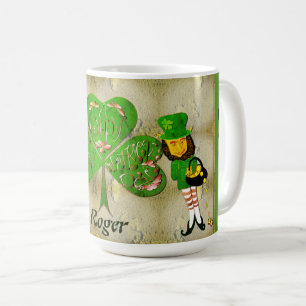 Mug Shamrock St. Patrick's Leprechaun