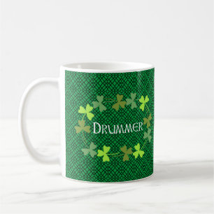Mug Shamrock tambour Oval