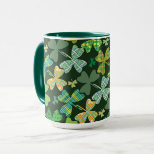 Mug Shamrocks à motifs