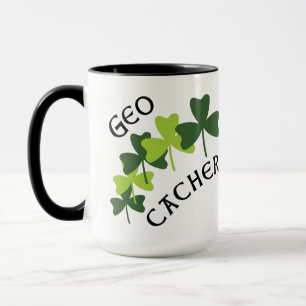 Mug Shamrocks Geocacher