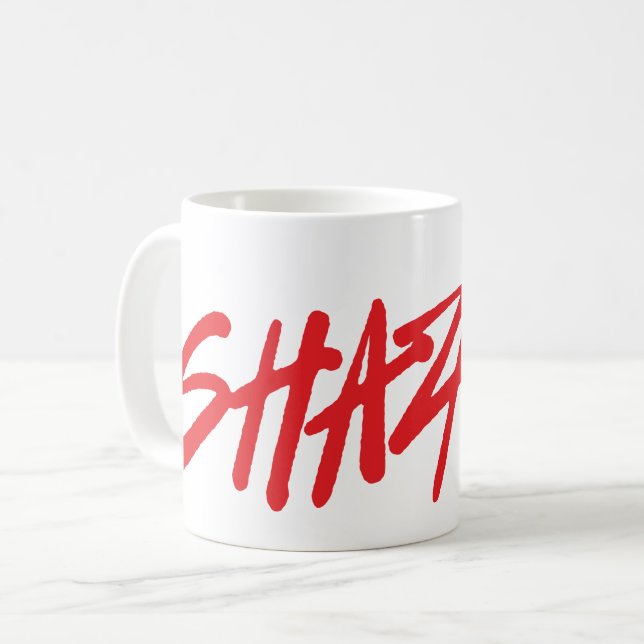 Mug SHAZAM ! Furie des dieux | Logo Red Marker (Devant gauche)