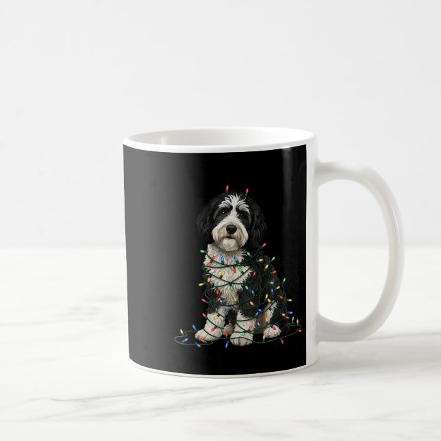 Mug Sheepadoodle Christmas I'm Fine Everything Is Fine (Droite)