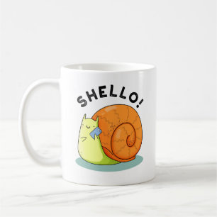 Mug Shello Funny Snail Cellphone Pun