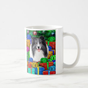 Mug Shelter Noël Open Cadeaux Bi Blue