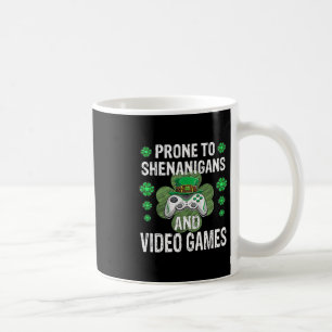 Mug Shenanigans Jeux Vidéo Drôle Joueur St Patrick Da