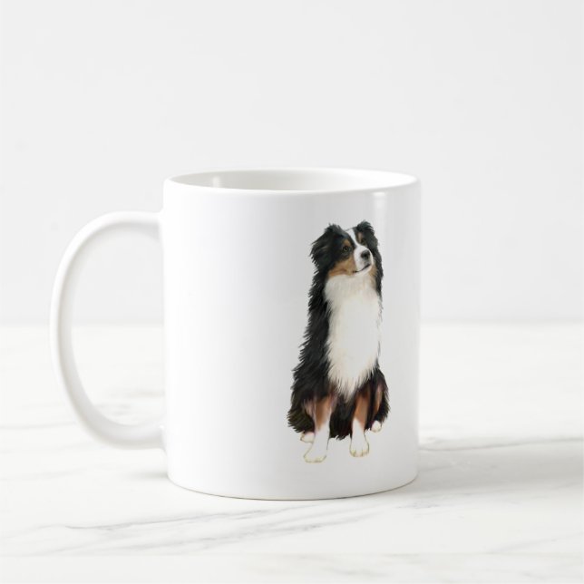 Mug SHEPHERD AUSTRALIEN (A) - Tri Color (Gauche)