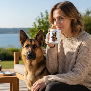 Mug SHEPHERD COULEUR D'EAU MÊME Noir PERSONNALISER