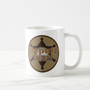 Mug Shérif adjoint vintage